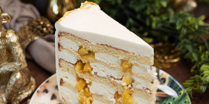 Beitragsbild des Blogbeitrags Limetten Mango Torte 