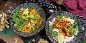 Beitragsbild des Blogbeitrags Gemüse Curry