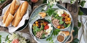 Beitragsbild des Blogbeitrags Italienische Thunfisch Bowl