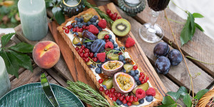 Beitragsbild des Blogbeitrags Französisches Picknick mit Früchte Tarte 