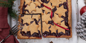 Beitragsbild des Blogbeitrags Weihnachts Linzer Schnitte 