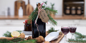 Beitragsbild des Blogbeitrags Geschenke aus der Küche: Weihnachtslikör