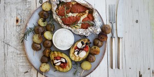 Beitragsbild des Blogbeitrags Vegetarischer Grillteller deluxe