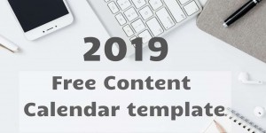 Beitragsbild des Blogbeitrags FREE CONTENT CALENDAR 2019