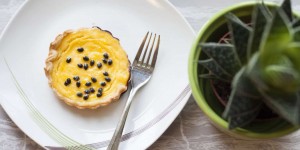 Beitragsbild des Blogbeitrags PASSION FRUIT TART RECIPE
