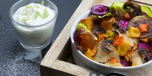 Beitragsbild des Blogbeitrags Gemüsechips selber machen