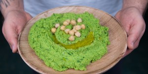 Beitragsbild des Blogbeitrags Bärlauchhummus 