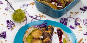 Beitragsbild des Blogbeitrags Schwedische Köttbullar Knäcketacos