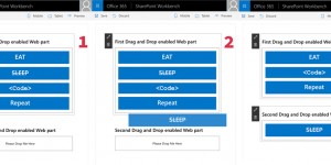 Beitragsbild des Blogbeitrags SPFX Sample – Drag and Drop elements across web parts 