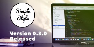 Beitragsbild des Blogbeitrags SimpleStyle version 0.3 released – Yeoman