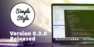 Beitragsbild des Blogbeitrags SimpleStyle version 0.3 released – Yeoman 
