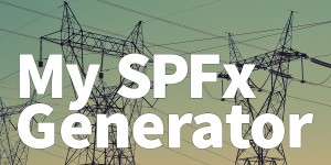 Beitragsbild des Blogbeitrags Extend the SharePoint generator to your needs?