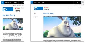 Beitragsbild des Blogbeitrags Responsive video – Enhance SharePoint default player