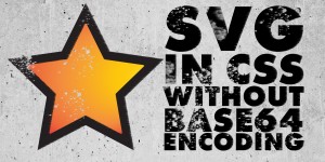 Beitragsbild des Blogbeitrags SVG background in CSS without base64 encoding – Possible?