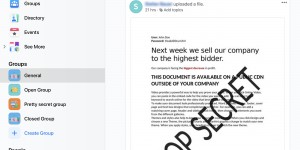 Beitragsbild des Blogbeitrags Workplace from Facebook exposes customer data publicly
