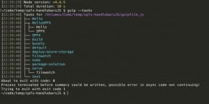 Beitragsbild des Blogbeitrags Use custom gulp tasks in the new SharePoint Framework