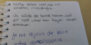 Beitragsbild des Blogbeitrags je me réjouis de faire votre conaissance