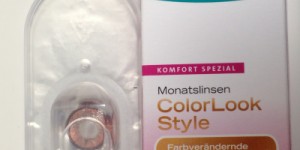Beitragsbild des Blogbeitrags Review: Lenscare ColorLook Style Monatslinsen Braun 