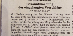 Beitragsbild des Blogbeitrags ORF-Publikumsrat: Gremium mit beschränkter Repräsentativität