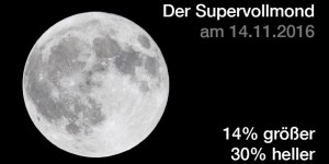Beitragsbild des Blogbeitrags Einmalige Chance um den Supervollmond zu fotografieren!
