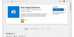 Beitragsbild des Blogbeitrags Windows 10-App von Microsoft bringt Unterstützung für RAW-Dateien 