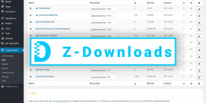 Beitragsbild des Blogbeitrags Vorstellung von Z-Downloads: Ein benutzerfreundliches Download-Manager Plugin für WordPress