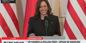 Beitragsbild des Blogbeitrags US-Vize Kamala Harris lacht nicht über ukrainische Flüchtlinge