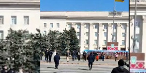 Beitragsbild des Blogbeitrags Russische Soldaten in Cherson eröffnen Feuer (Faktencheck)