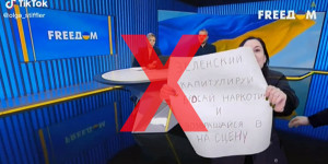 Beitragsbild des Blogbeitrags Manipuliertes Video! Anti-Selenskyj-Protest im ukrainischen Fernsehen 
