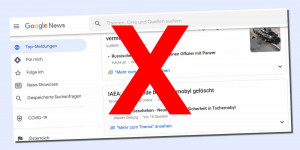 Beitragsbild des Blogbeitrags Russland blockiert „Google-News“ wegen „irreführenden“ Informationen über den Ukraine-Krieg