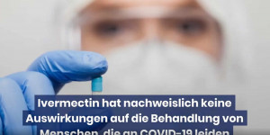 Beitragsbild des Blogbeitrags Ivermectin unwirksam bei Covid-19 (Studie 2022)