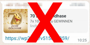 Beitragsbild des Blogbeitrags WhatsApp-Warnung vor: „70 Jahre Goldhase“ von „LINDT“ 