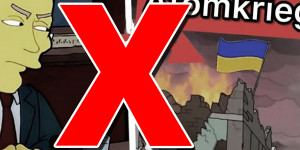 Beitragsbild des Blogbeitrags Wieder Simpsons: Nein, sie haben nicht den Ukraine-Krieg prophezeit!