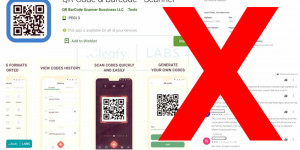 Beitragsbild des Blogbeitrags Vorsicht: QR-Code-App kopiert Bankdaten