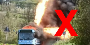 Beitragsbild des Blogbeitrags Faktencheck: Elektro-Bus mit Batterie-Brand 