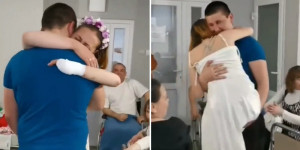 Beitragsbild des Blogbeitrags Freude im Schmerz: Der Hochzeitstanz mit der Braut ohne Beine