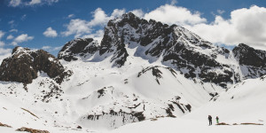 Beitragsbild des Blogbeitrags Die letzten Tage des Winters – Zelten in Schnee und Eis