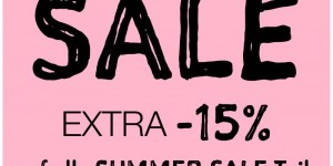 Beitragsbild des Blogbeitrags -15% EXTRA | SUMMER SALE