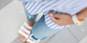 Beitragsbild des Blogbeitrags The perfect Travel Outfit | Oversized Blouse 