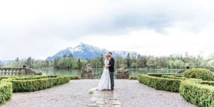 Beitragsbild des Blogbeitrags Heiraten in der Wallfahrtskirche Maria Kirchental & Schloss Leopoldskron