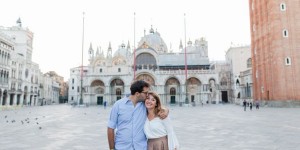 Beitragsbild des Blogbeitrags Coupleshoot in Venedig