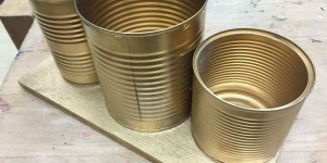 Beitragsbild des Blogbeitrags DIY Dosen Deko für die Hochzeit