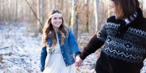 Beitragsbild des Blogbeitrags Winterhochzeit: 10 Gründe, warum Heiraten im Winter genial ist. 