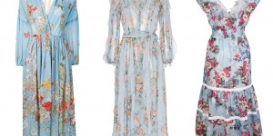 Beitragsbild des Blogbeitrags The most beautiful blue maxi dresses for Spring