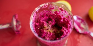 Beitragsbild des Blogbeitrags Rote Rüben Hummus