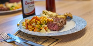 Beitragsbild des Blogbeitrags Start in die Grillsaison – Lebkuchen Steak 