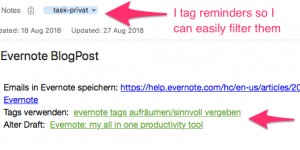 Beitragsbild des Blogbeitrags Evernote: my almost perfect productivity tool