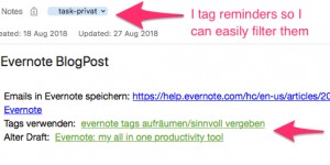 Beitragsbild des Blogbeitrags Evernote: my almost perfect productivity tool 