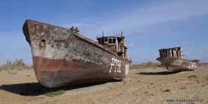 Beitragsbild des Blogbeitrags Der Aralsee in Usbekistan – ein See verschwindet 