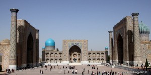 Beitragsbild des Blogbeitrags Die Sehenswürdigkeiten von Samarkand 